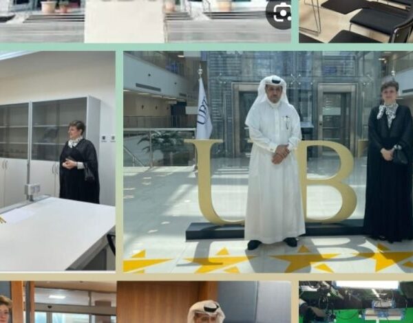 بحث سبل التعاون المشترك بين الاتحاد العربي للتنمية المستدامة والبيئة وجامعة الاعمال والتكنولوجيا في جدة 600x470