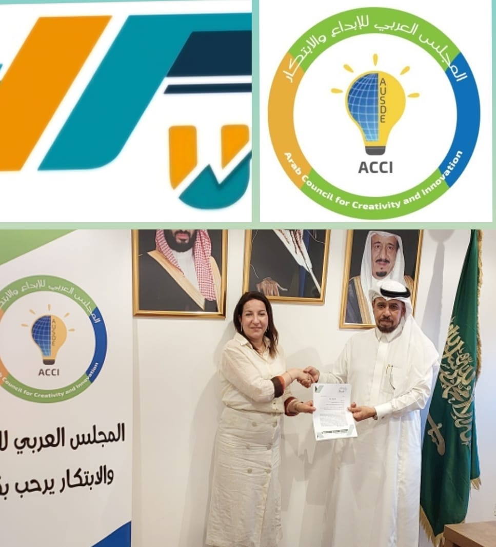 توقيع بروتوكول مابين المجلس العربي للابداع والابتكار والمنظمه العربية المتحدة للبحث العلمي